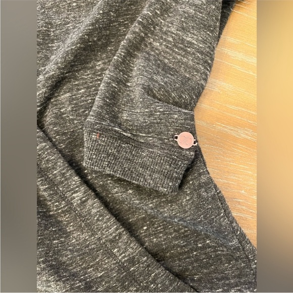 Calia wrap hooded shirt women’s size small gray - Picture 3 of 8